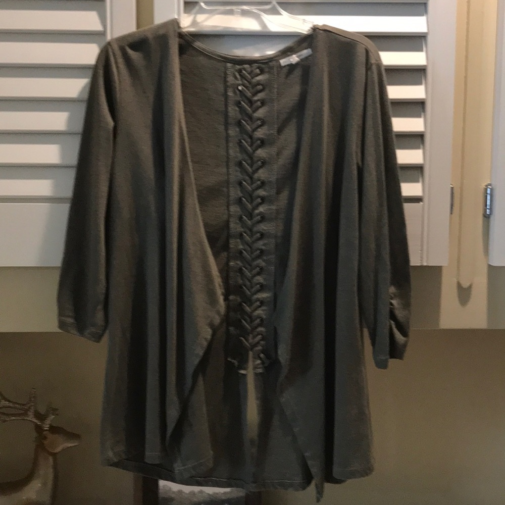 Fly-away cardigan